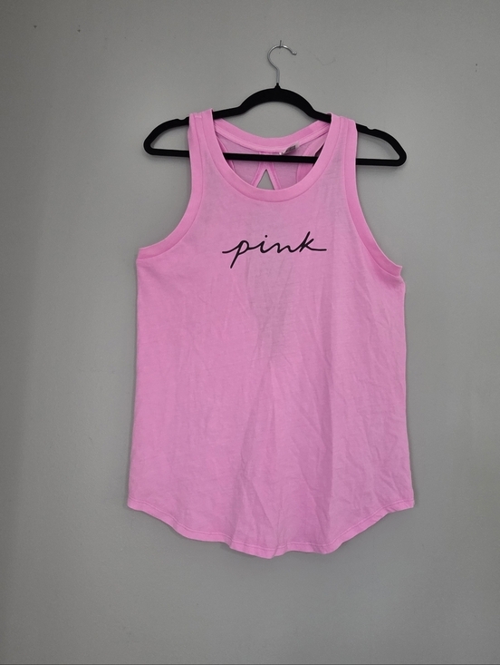 PINK Victoria's Secret Tops - PINK Victoria's Secret Light Pink Script Logo Tank